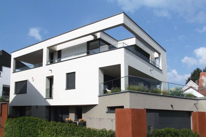 Neubau eines Mehrfamilienwohnhauses mit 3 Wohneinheiten und Garagen im Effizienzhausstandard